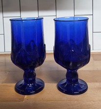 2 Piece Vintage Cobalt Blue