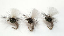 3 x HARE'S EAR MINI KLINKHAMMER DRY TROUT FLIES Sizes 10,12,14,16,18 Available