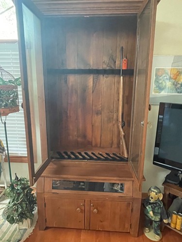 Rifle gun cabinet - cabinet,, custom