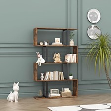 Bookcase S-Shaped 4 Tier