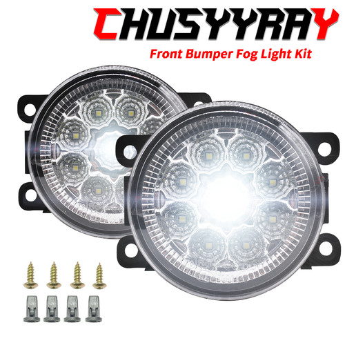 Clear lens front bumper fog - 2x,