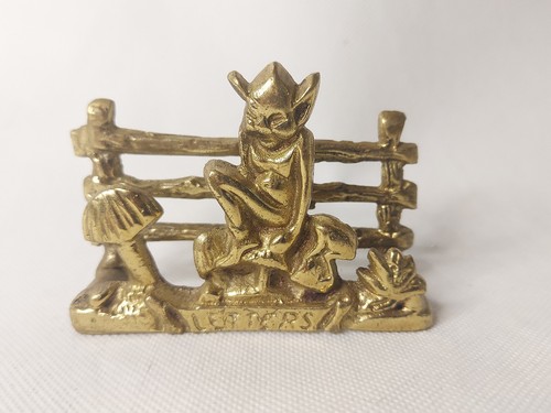 Vintage small brass pixie - small, /