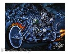 Pizz Hell Biker Hand Signed