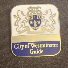 Enamelled Lapel Badge City of Westminster Guide (Lecturers' Association)