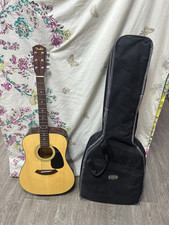 Fender CD-60 NAT 6 String Acoustic Wooden Guitar - 104.5cm With Case 