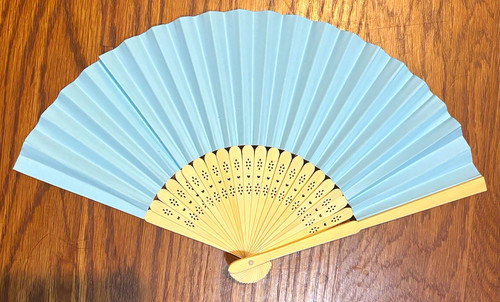 Blue folding hand - 10,