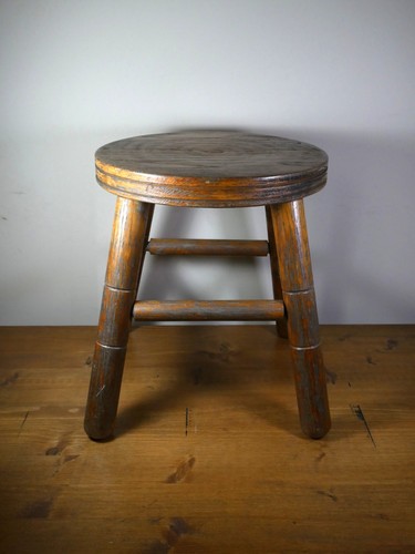 Vintage solid wood - wood, stool