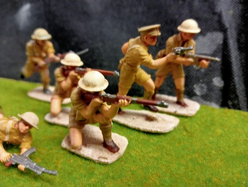 Painted airfix 54mm ww2 - painted,