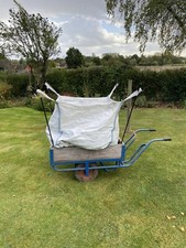 2 wheel garden trolley With Frame And Garden Waste Bag