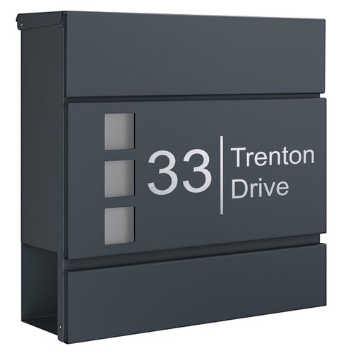 Personalised large letter box - letter,