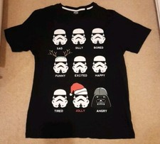 Mens Next Black Star Wars