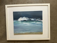 Lone Surfer Cornish Waves