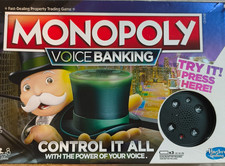 Hasbro Monopoly Voice Banking Electronic Family Board Game 100% complete 