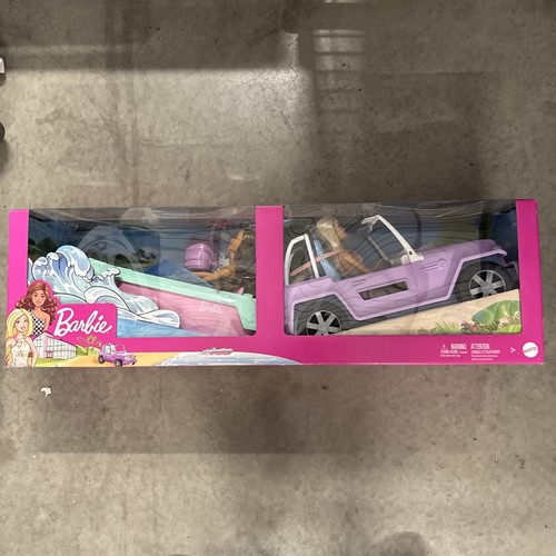 Barbie dolls and vehicle - dolls,
