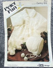 Crochet Pattern Peter Pan P491Matinee Set