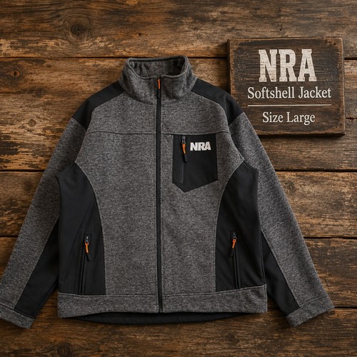 Nra softshell jacket mens - nra,