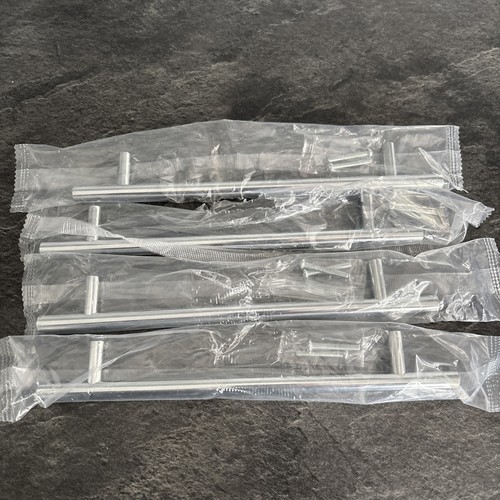 Chrome bar handles - t, set