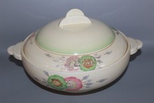 CLARICE CLIFF PINK & GREEN