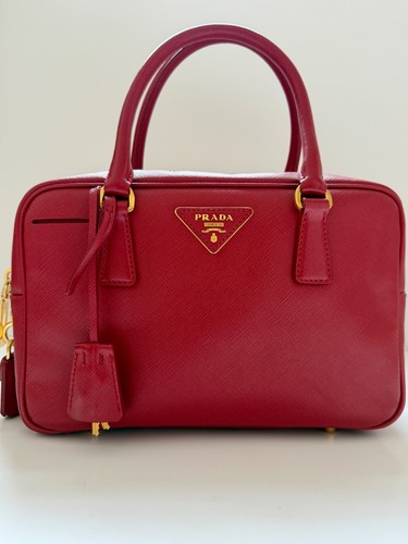 Authentic prada red saffiano - prada,