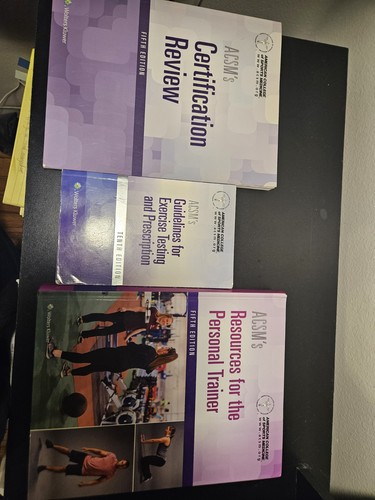 Acsm personal trainer book set - book,