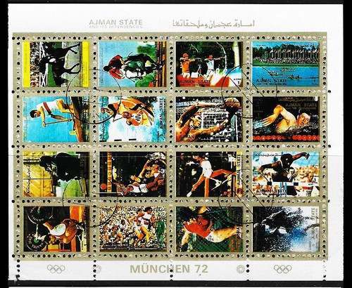 Ajman 1973 olympia munich - ajman, 1973: