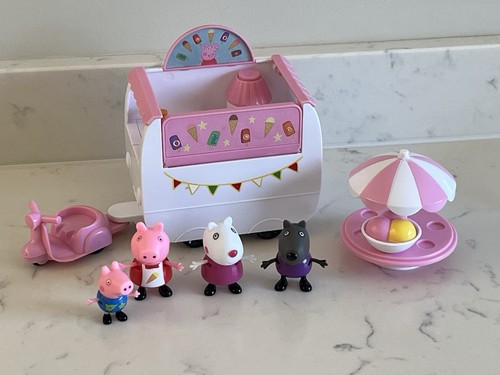 Peppa pig push along ice - pig, cream