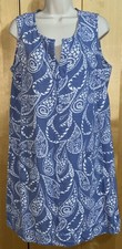 Next Blue White Paisley /