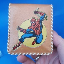 Vintage 1978 Spiderman Kids Wallet Tan Original Purse Child