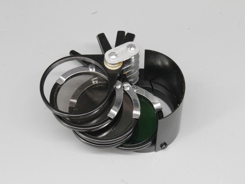 Reichert microscope part glass - reichert,