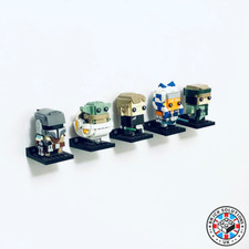 Universal Wall Mounts for LEGO BrickHeadz (5 Pack)