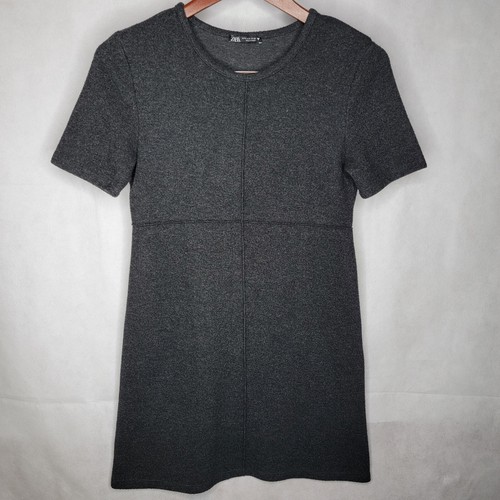 Zara sweater dress charcoal - sweater,