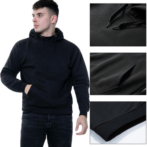 Mens plain pullover - plain, hoodie