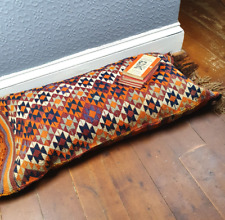 Vintage Kilim Tapestry Long Floor Cushion Cover Double Sided. Bench Cushion