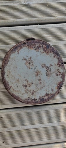 German plate ww1 - plate, enamel