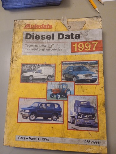 Autodata diesel data - data, book