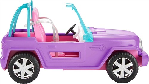 Barbie purple convertible jeep - convertible,