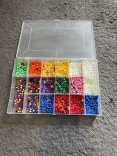 Hama/Ironing Fuse Beads For Kids Art Craft with Storage box