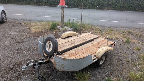 Motorcycle trailer rat look - motorcycle,