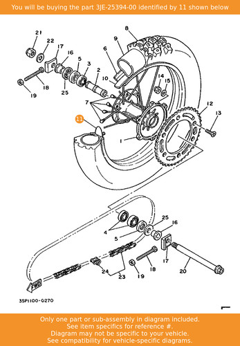 Yamaha spacer bead - spacer,,