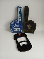NFL Foam Fingers Colts & Saints & San Franciso Foam Head - Bundle American Sport