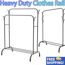 Metal Clothes Rail Rack Heavy