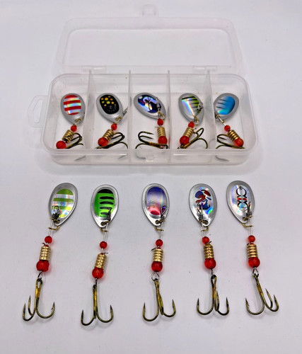 Metal fishing lure - x,