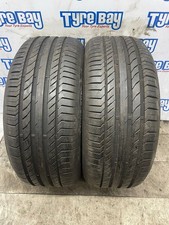 2x 245/50/18 100W CONTINENTAL CONTI SPORTS CONTACT 6mm REF To1803 2455018 TYRES