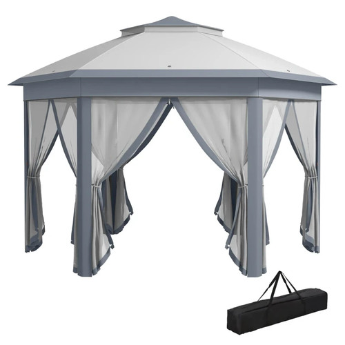 Metal frame hexagon - metal,