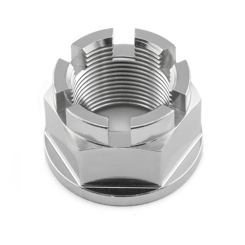 Stainless steel axle nut - stainless, m24