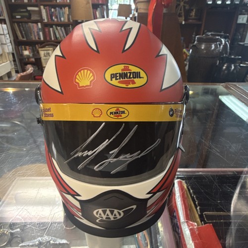 Joey logano signed nascar mini - joey,
