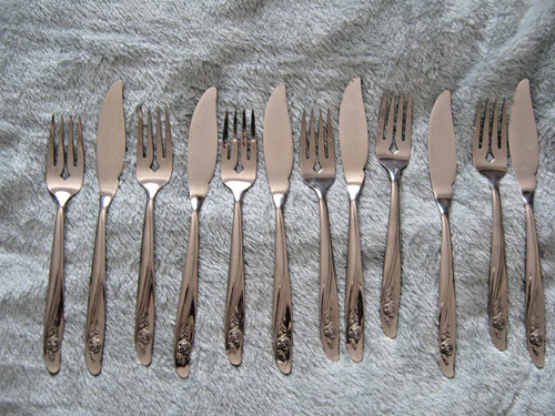 Vintage fish cutlery - cutlery, set.