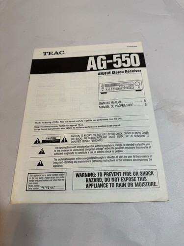 Teac 550 manual - teac,
