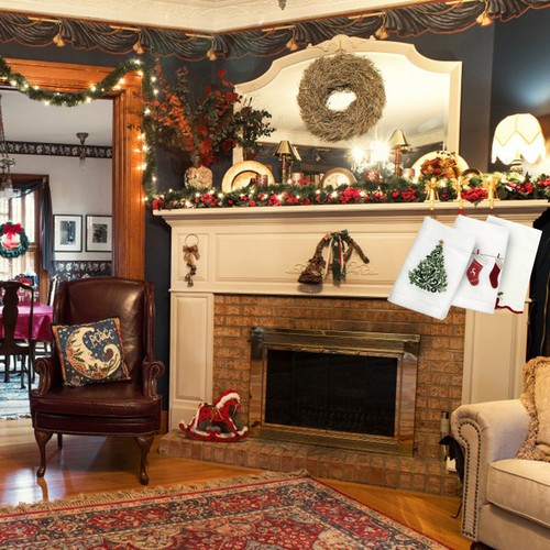 3pcs christmas hand - ­3pcs, towels