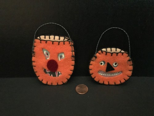 Vintage style halloween - vintage, felt